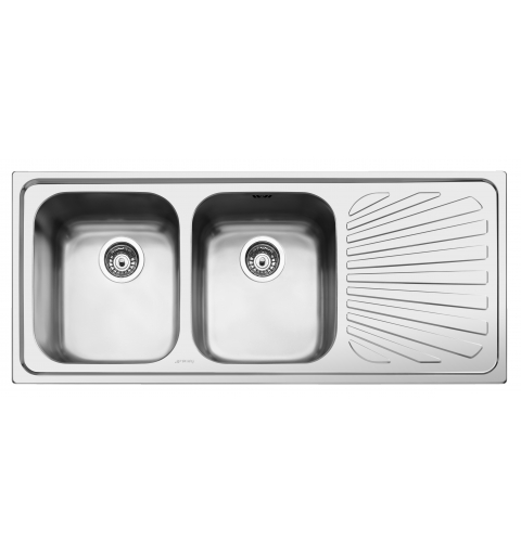 Smeg SP116D évier Evier encastré Rectangulaire Acier inoxydable