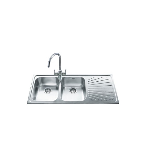 Smeg SP116D évier Evier encastré Rectangulaire Acier inoxydable