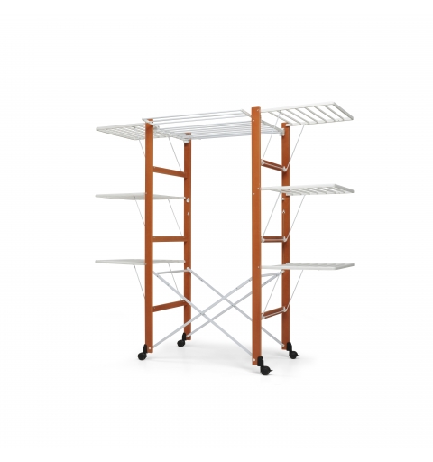 Foppapedretti Ursus Floor-standing rack Black, Walnut, White
