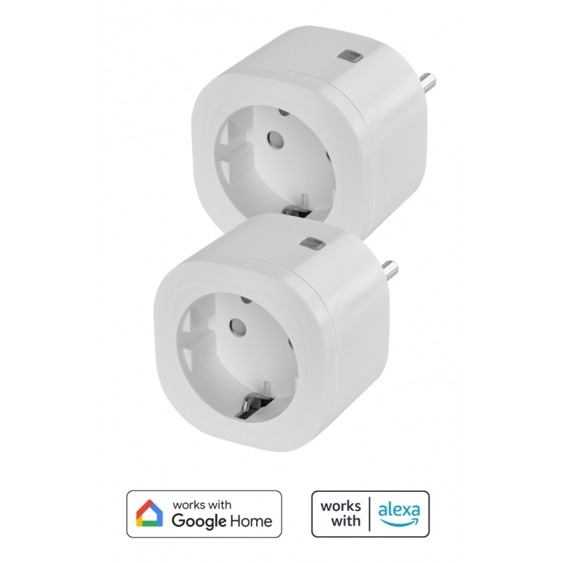 omajin by Netatmo Bundle x2 Smart Plug 3680 W Weiß