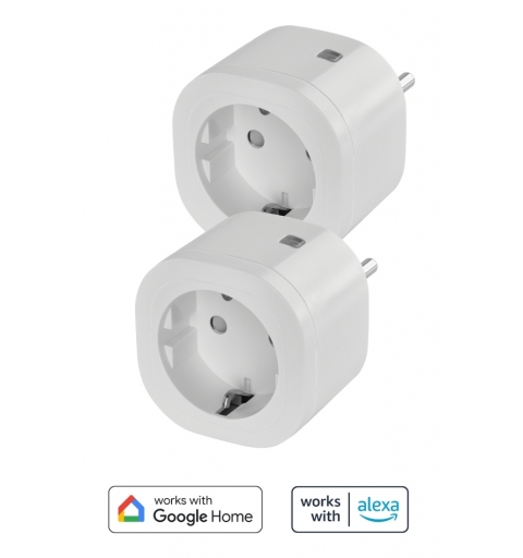 omajin by Netatmo Bundle x2 Smart Plug 3680 W Weiß