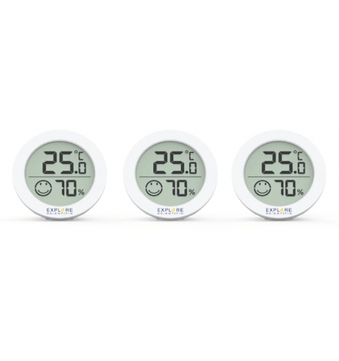 Explore Scientific WSH0008 Drinnen Elektronisches Hygrometer Weiß