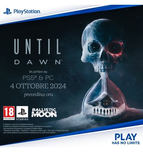 Sony Until Dawn Standard Multilingual PlayStation 5