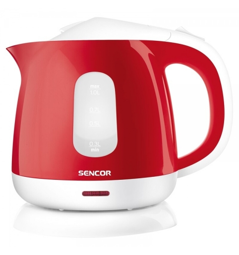 Sencor SWK 1014RD bouilloire 1 L 1100 W Rouge