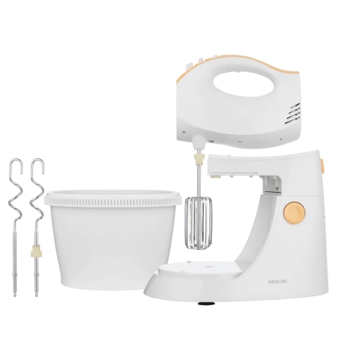 Sencor SHM 5330 EUE3 mixeur Batteur à main 500 W Blanc, Jaune