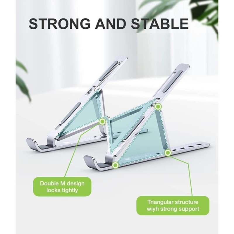 Techly ICA-TBL 134TY soporte para ordenador portátil Plata 40,6 cm (16")