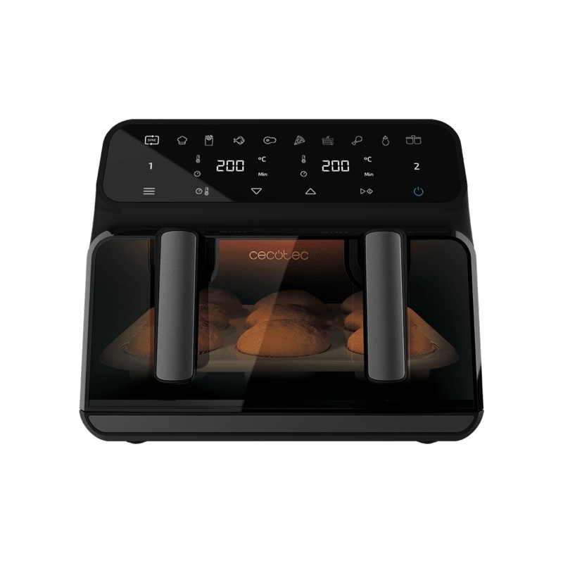 Cecotec 04986 friggitrice Singolo 9 L Indipendente 2850 W Friggitrice ad aria calda Nero