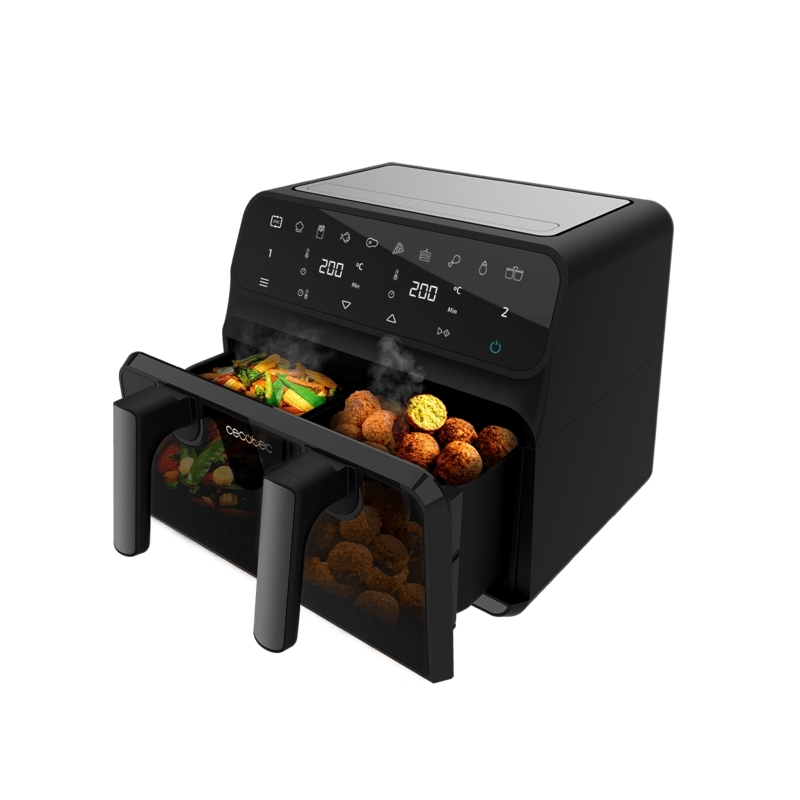 Cecotec 04986 Fritteuse Einzelbild 9 l Eigenständig 2850 W Heißluftfritteuse Schwarz