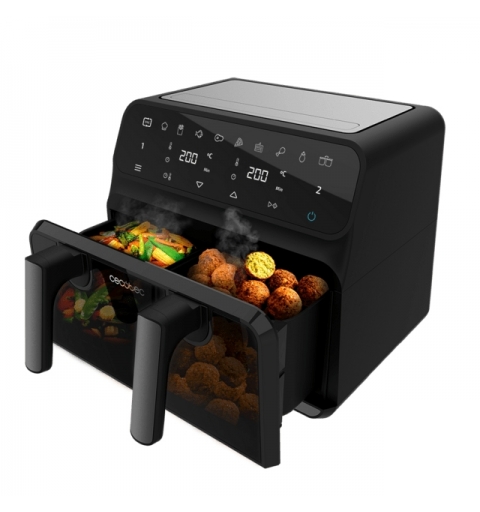 Cecotec 04986 friteuse Unique 9 L Autonome 2850 W Friteuse d’air chaud Noir