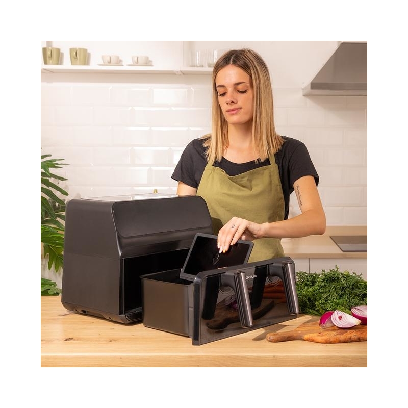 Cecotec 04986 Fritteuse Einzelbild 9 l Eigenständig 2850 W Heißluftfritteuse Schwarz
