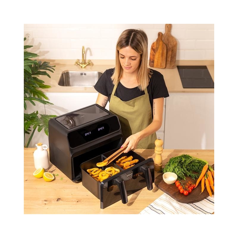Cecotec 04986 friteuse Unique 9 L Autonome 2850 W Friteuse d’air chaud Noir