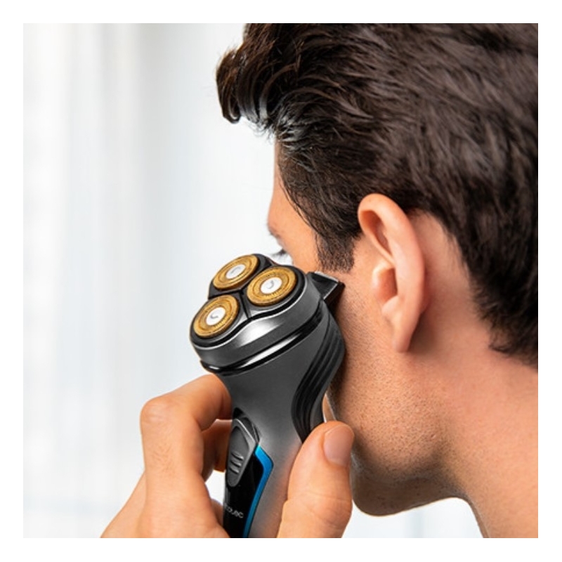 Cecotec 04199 rasoir pour homme Rasoir rotatif Tondeuse Titane