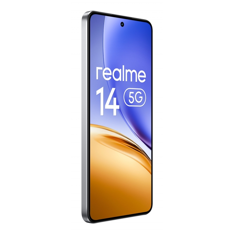 realme 14 16,9 cm (6.67") Android 15 5G 12 Go 256 Go 6000 mAh Argent