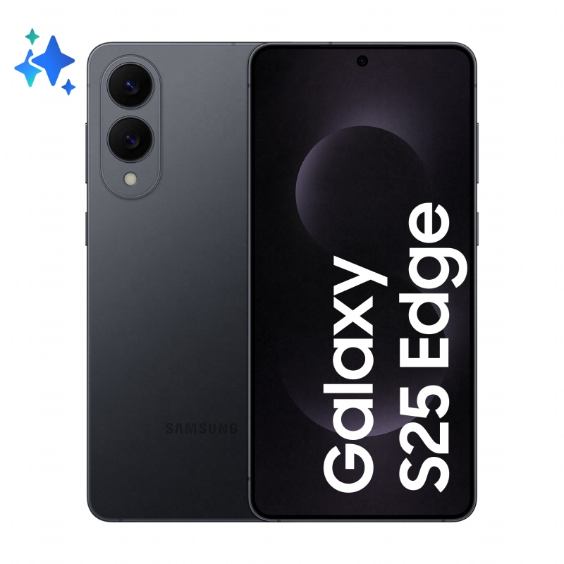 Samsung Galaxy S25 Edge 17 cm (6.7") Double SIM Android 15 5G USB Type-C 12 Go 512 Go 3900 mAh Noir