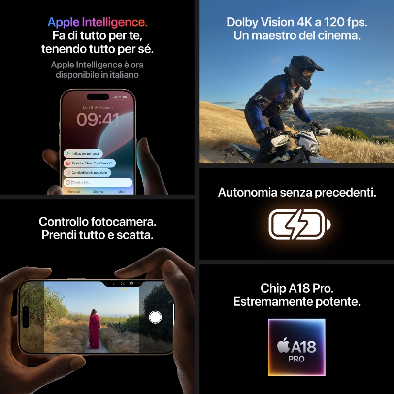 Apple iPhone 16 Pro Max 512GB Titanio Naturale