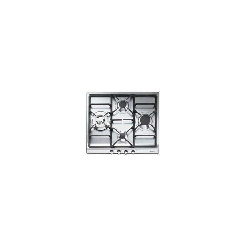 Smeg SER60SGH3 hobs Acero inoxidable Integrado Encimera de gas 4 zona(s)