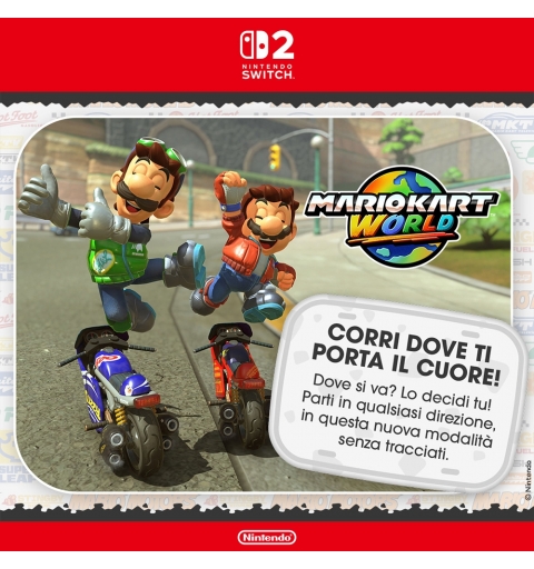 Nintendo Mario kart world Standard Chinois simplifié, Chinois traditionnel, Allemand, Néerlandais, Anglais, Espagnol, Français,