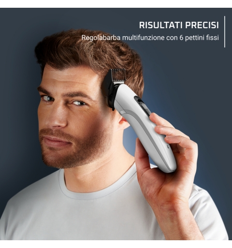 Rowenta TN8934 tagliacapelli Nero, Bianco 7 Nichel-Metallo Idruro (NiMH)