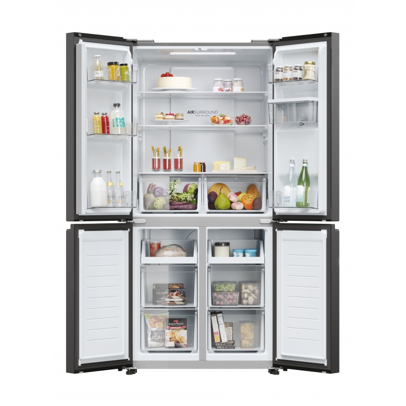 Haier Cube 83 Serie 3 HCR3818EWPT frigorifero side-by-side Libera installazione 463 L E Antracite