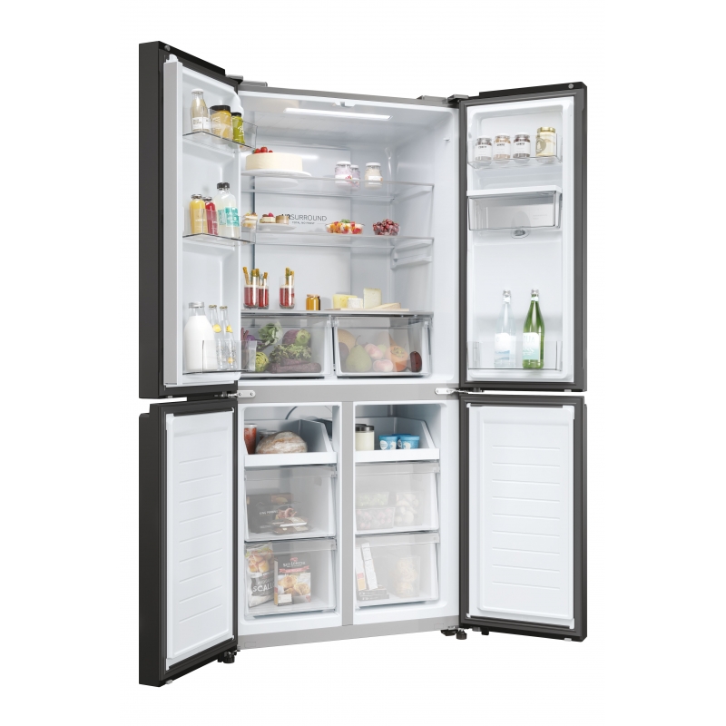 Haier Cube 83 Serie 3 HCR3818EWPT frigorifero side-by-side Libera installazione 463 L E Antracite