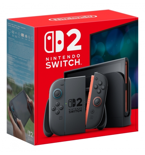 Nintendo Switch 2 portable game console 20.1 cm (7.9") 256 GB Touchscreen Wi-Fi Black