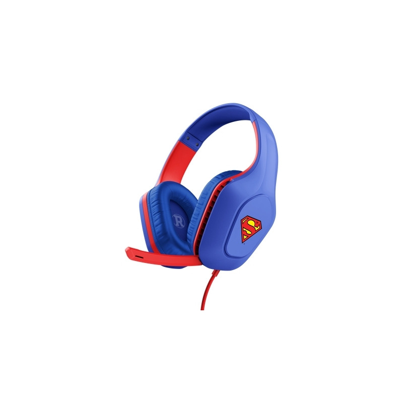 Trust GXT 415SM Zirox Casque Avec fil Arceau Jouer Bleu, Rouge