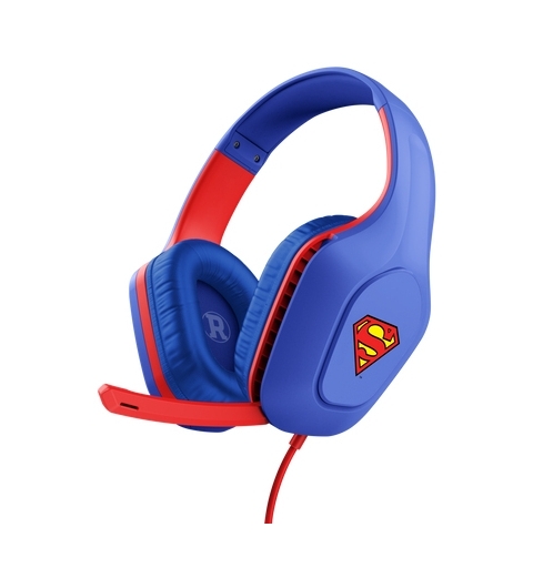 Trust GXT 415SM Zirox Kopfhörer Kabelgebunden Kopfband Gaming Blau, Rot