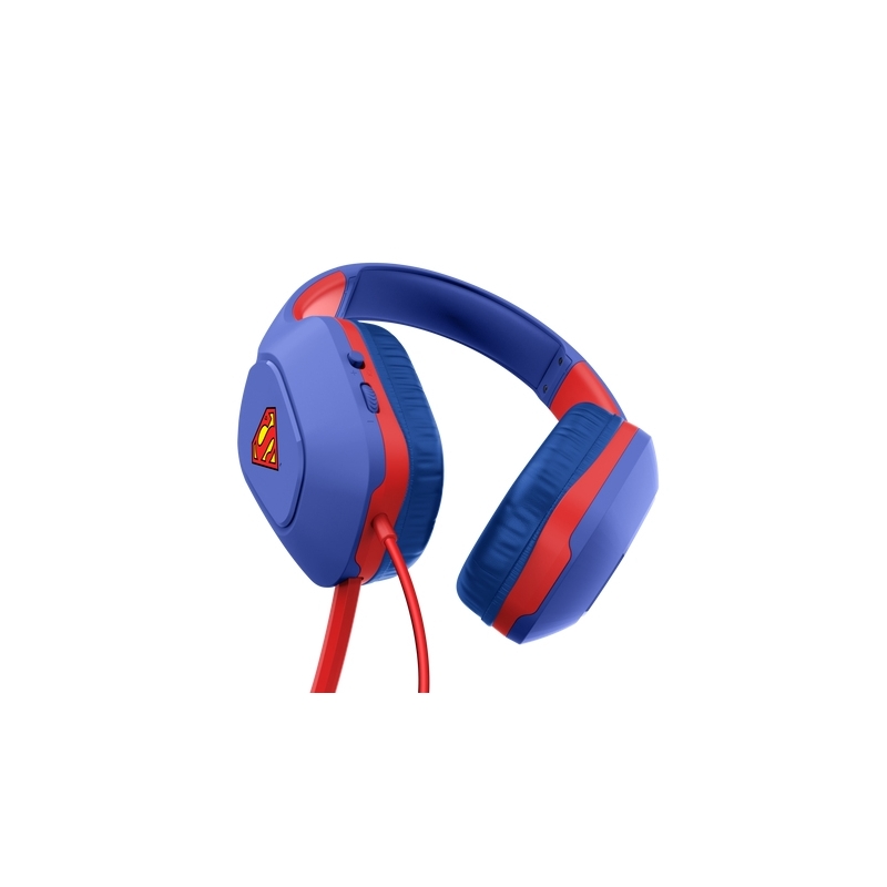 Trust GXT 415SM Zirox Auricolare Cablato A Padiglione Gaming Blu, Rosso