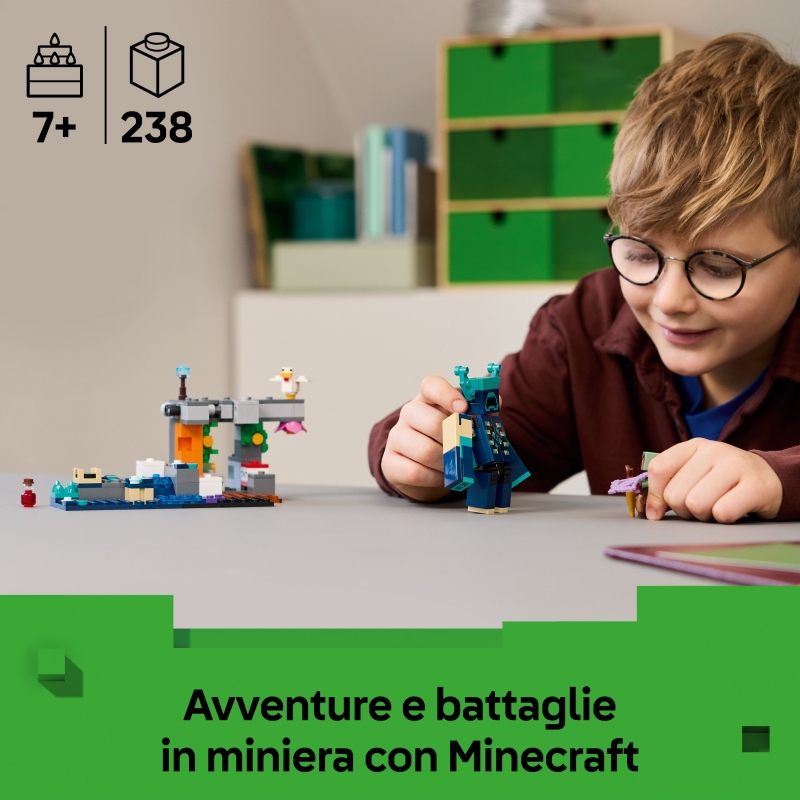 LEGO Minecraft The Warden Encounter