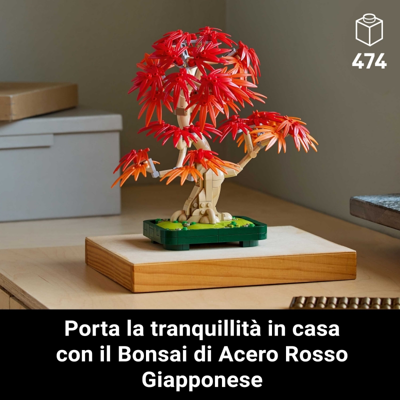 LEGO Botanicals Japanese Red Maple Bonsai Tree
