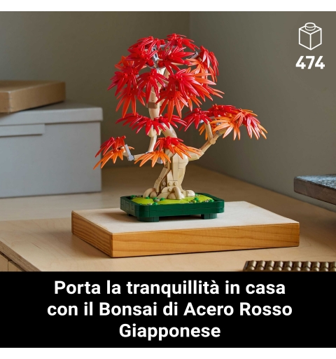 LEGO Botanicals Japanese Red Maple Bonsai Tree