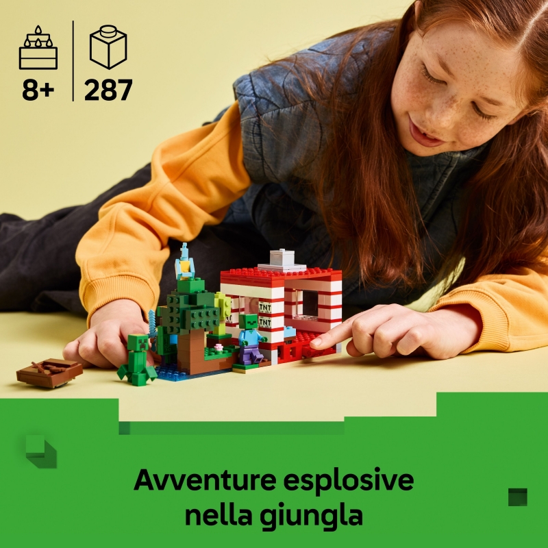 LEGO Minecraft The TNT Jungle House