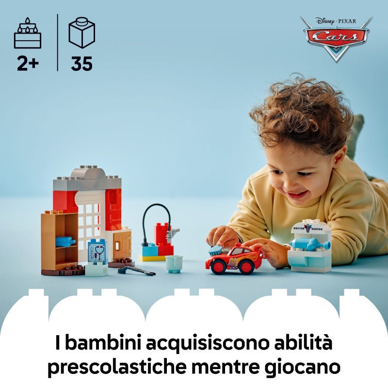 LEGO Visita de McQueen al Taller de Doc