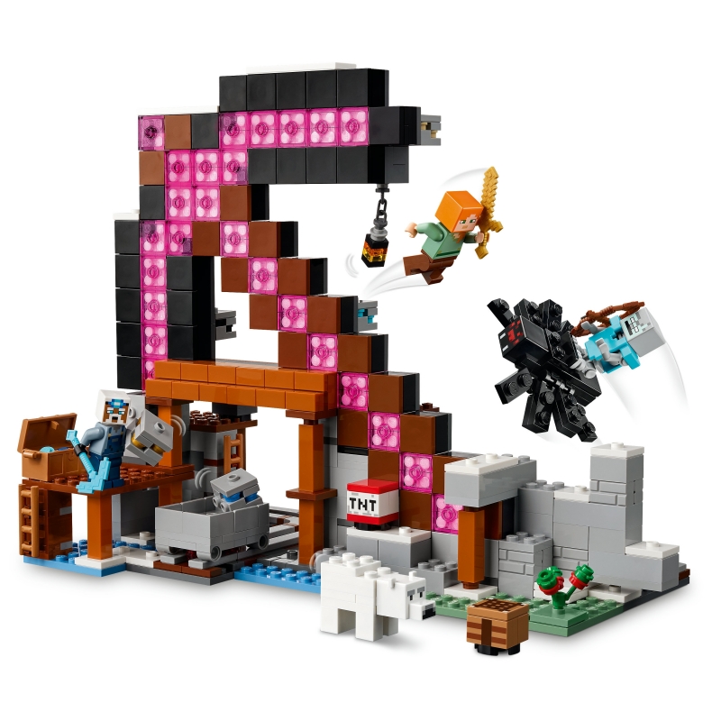 LEGO Minecraft La mine en forme de pioche