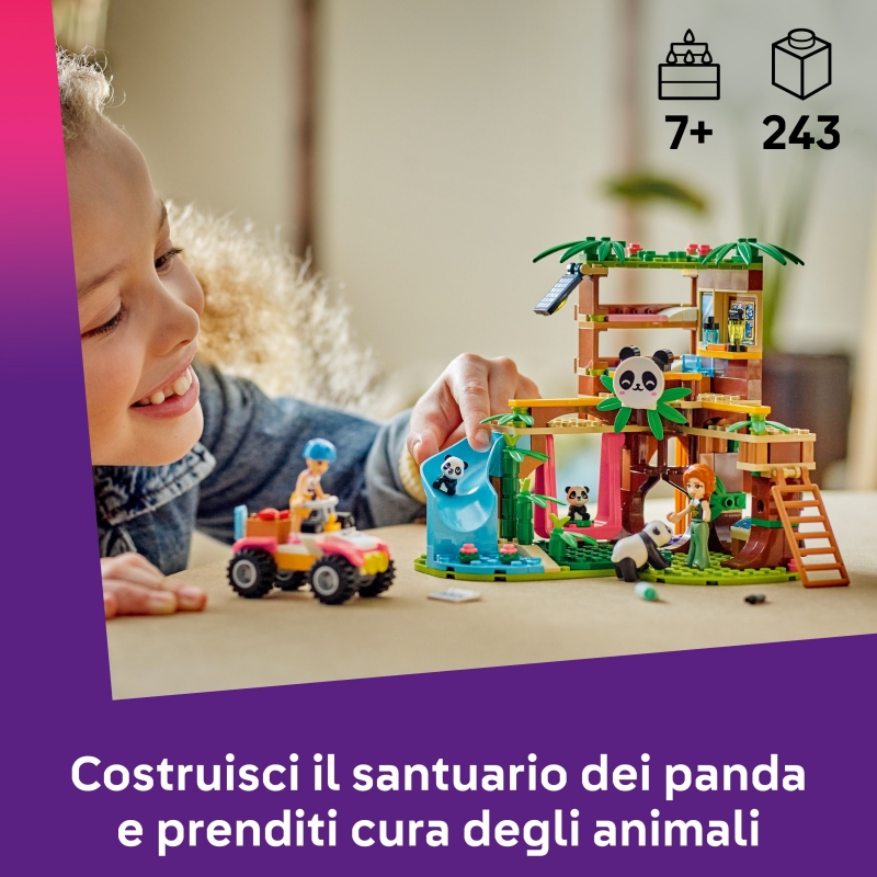 LEGO Cuidado Animal en el Refugio para Pandas