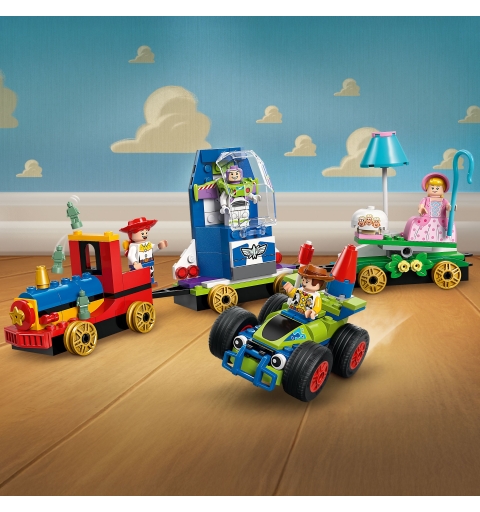 LEGO Tren de Celebración de Toy Story y Coche RC