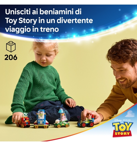 LEGO Tren de Celebración de Toy Story y Coche RC