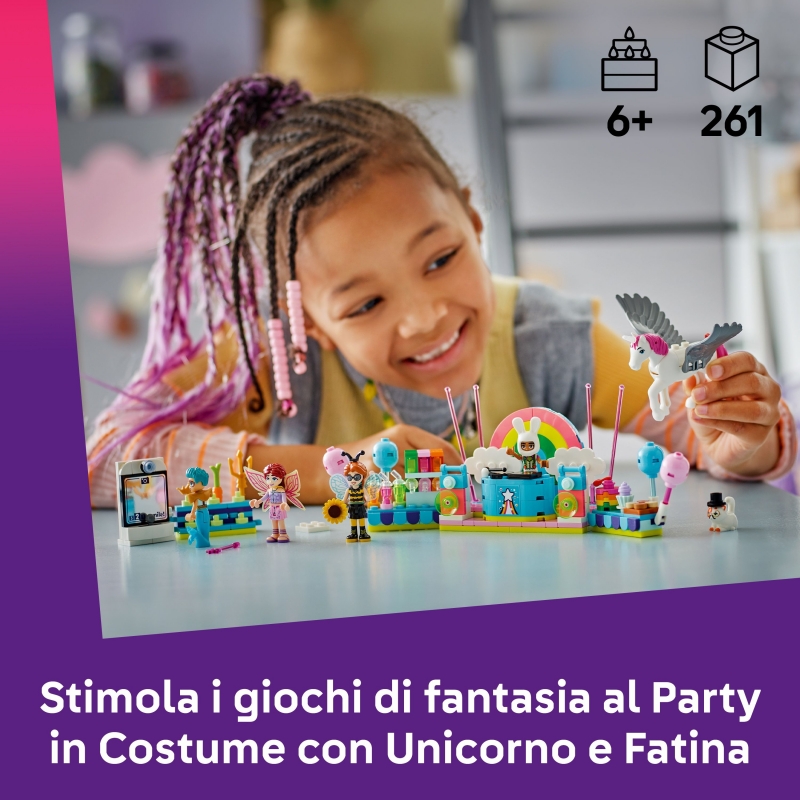LEGO Costume Party with Unicorn & Fairy