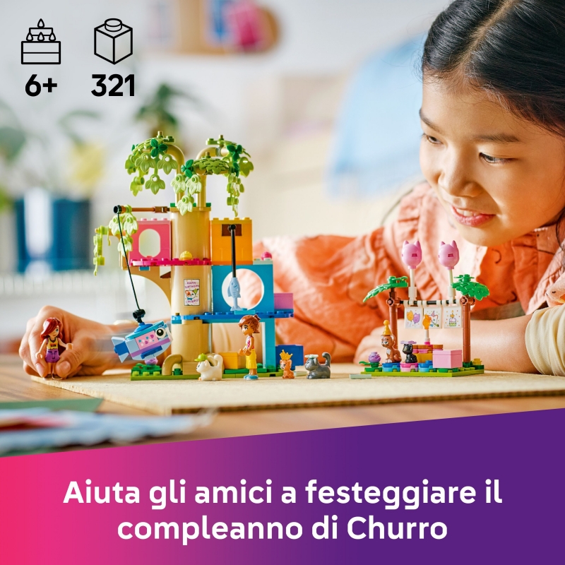 LEGO Festa di compleanno felina e Casa sull’albero