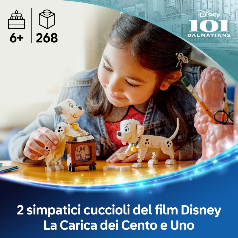 LEGO Disney Die Welpen Lucky und Penny aus 101 Dalmatiner