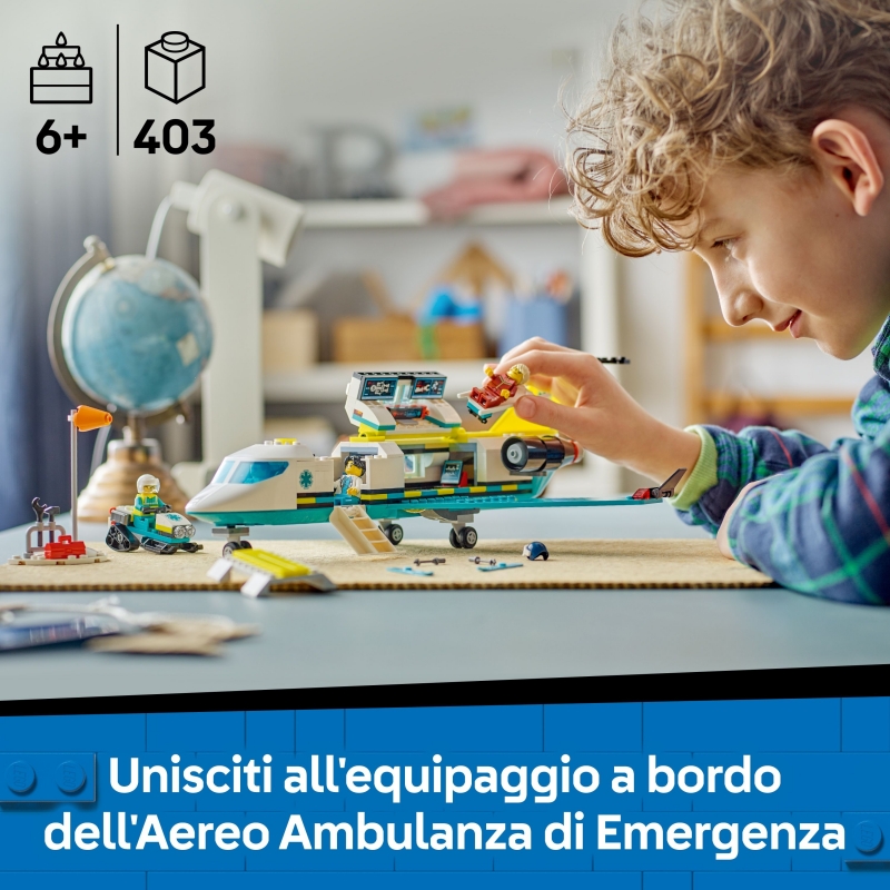 LEGO Emergency Air Ambulance Airplane