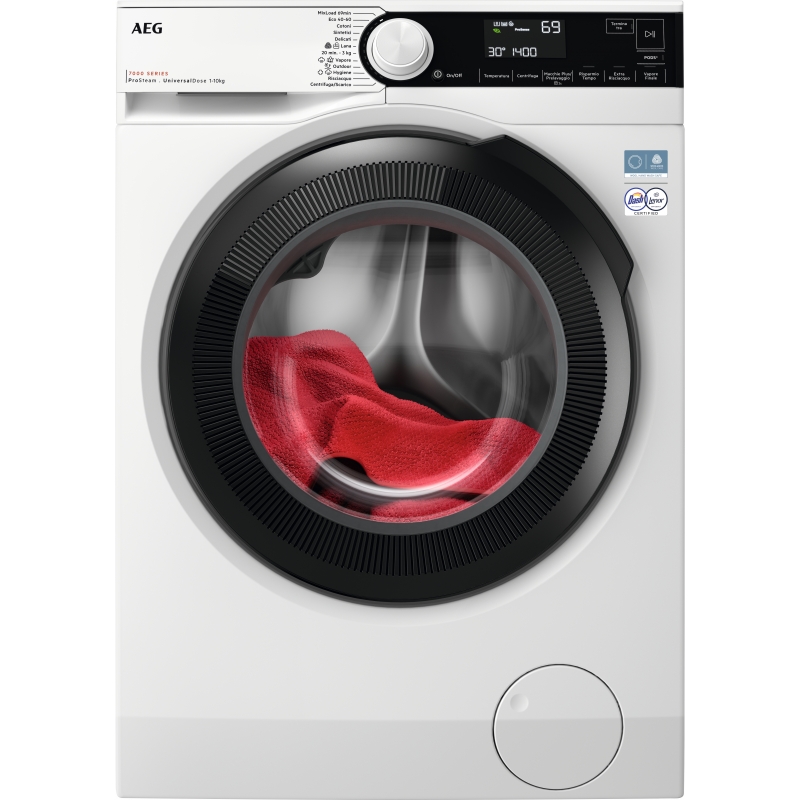 AEG Series 7000 LR7FD94 Waschmaschine Frontlader 9 kg 1351 RPM Weiß