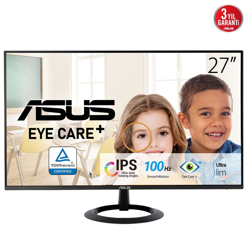 ASUS VZ27EHF écran plat de PC 68,6 cm (27") 1920 x 1080 pixels Full HD LCD Noir
