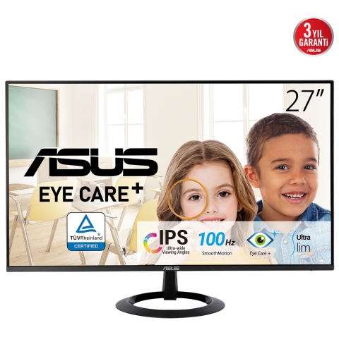 ASUS VZ27EHF computer monitor 68.6 cm (27") 1920 x 1080 pixels Full HD LCD Black