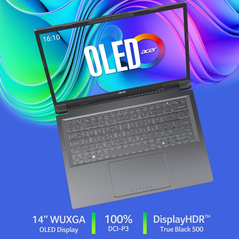 Acer Aspire 14 AI A14-52M-5067 Intel Core Ultra 5 226V Ordinateur portable 35,6 cm (14") WUXGA 16 Go DDR5-SDRAM 512 Go SSD