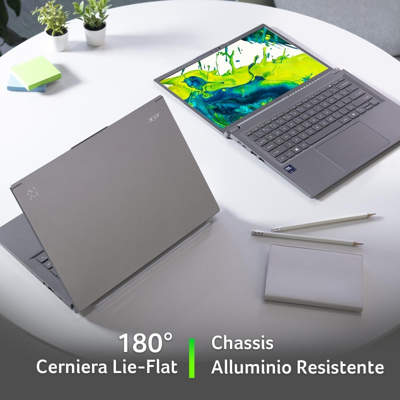 Acer Aspire 14 AI A14-52M-5067 Intel Core Ultra 5 226V Portátil 35,6 cm (14") WUXGA 16 GB DDR5-SDRAM 512 GB SSD Wi-Fi 6E