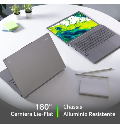 Acer Aspire 14 AI A14-52M-5067 Intel Core Ultra 5 226V Computer portatile 35,6 cm (14") WUXGA 16 GB DDR5-SDRAM 512 GB SSD Wi-Fi