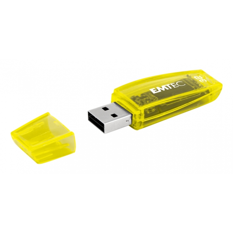Emtec C410 Neon unidad flash USB 16 GB USB tipo A 2.0 Naranja, Amarillo