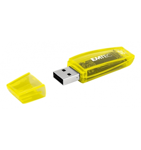 Emtec C410 Neon lecteur USB flash 16 Go USB Type-A 2.0 Orange, Jaune
