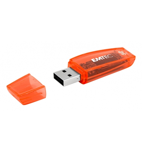Emtec C410 Neon USB flash drive 16 GB USB Type-A 2.0 Orange, Yellow